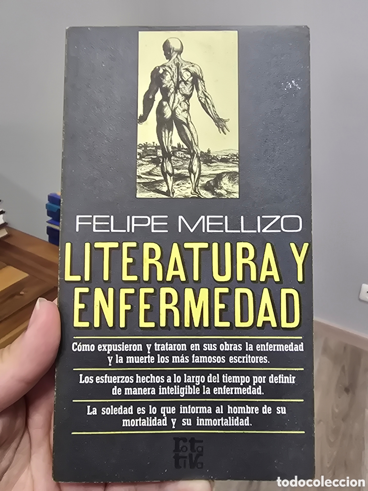 Libros de segunda mano: LITERATURA Y ENFERMEDAD Felipe Mellizo PLAZA Y JANES 1979 ensayo