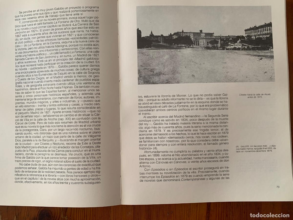 Libros de segunda mano: Gald&oacute;s en Madrid (Bols 17) - Foto 3