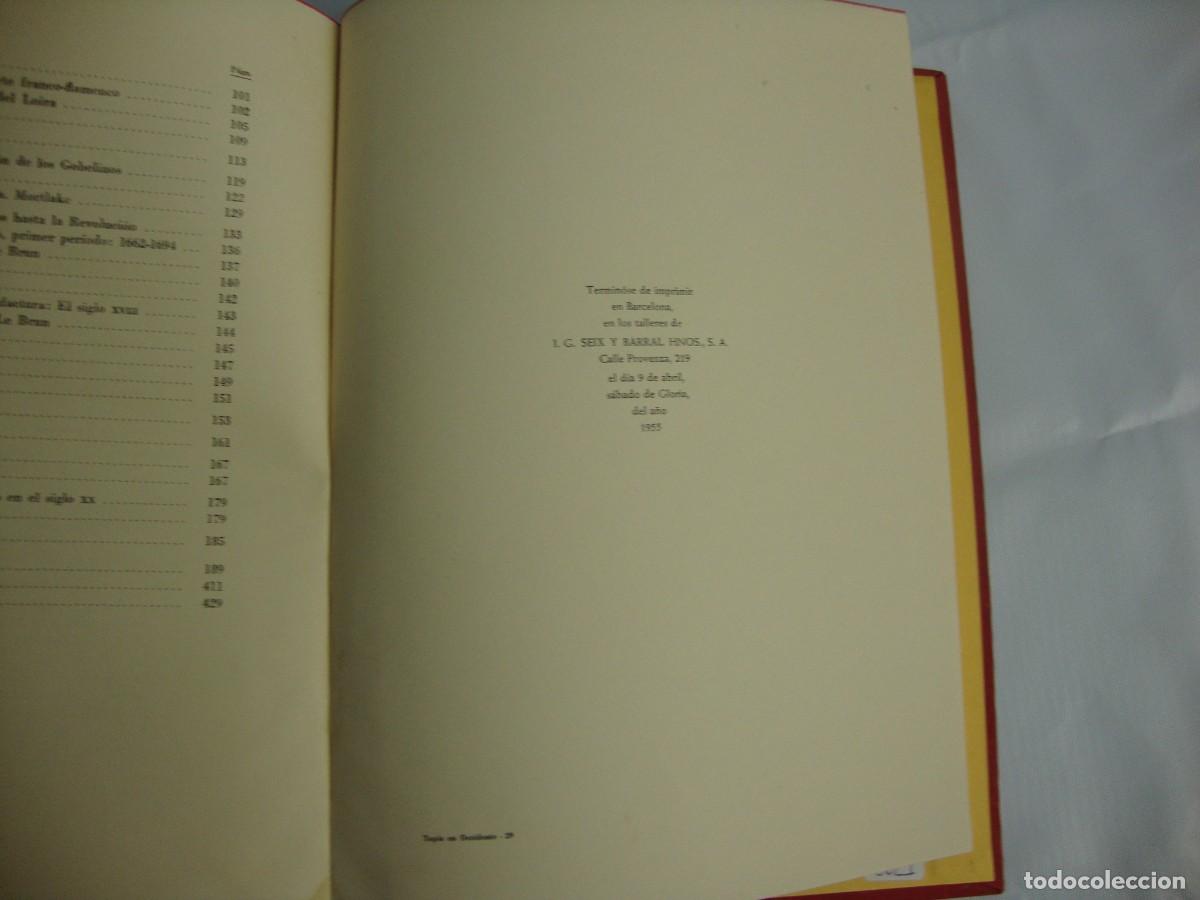 Libros de segunda mano: Historia del tapiz en occidente Seix Barral - Foto 7