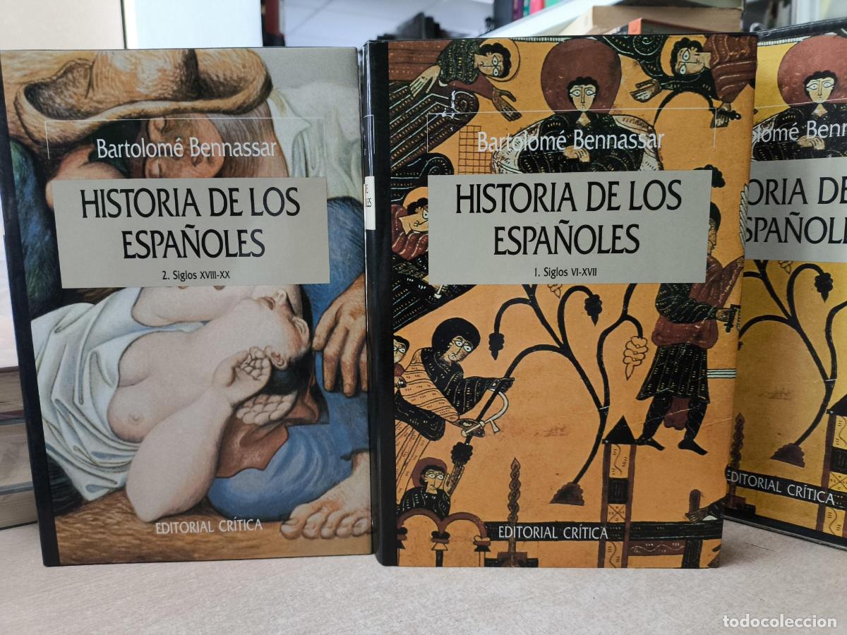 Libros de segunda mano: HISTORIA DE LOS ESPA&Ntilde;OLES ( 2 TOMOS) - BARTOLOME BENNASSAR - CRITICA - Bartolom&eacute; Bennassar