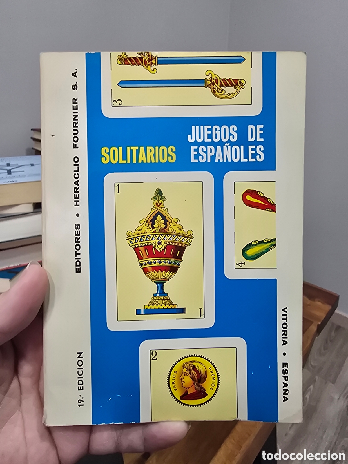 Libros de segunda mano: SOLITARIOS Juegos de espa&ntilde;oles 19&ordf; edicion EDITORES HERACLIO FOURNIER 1983