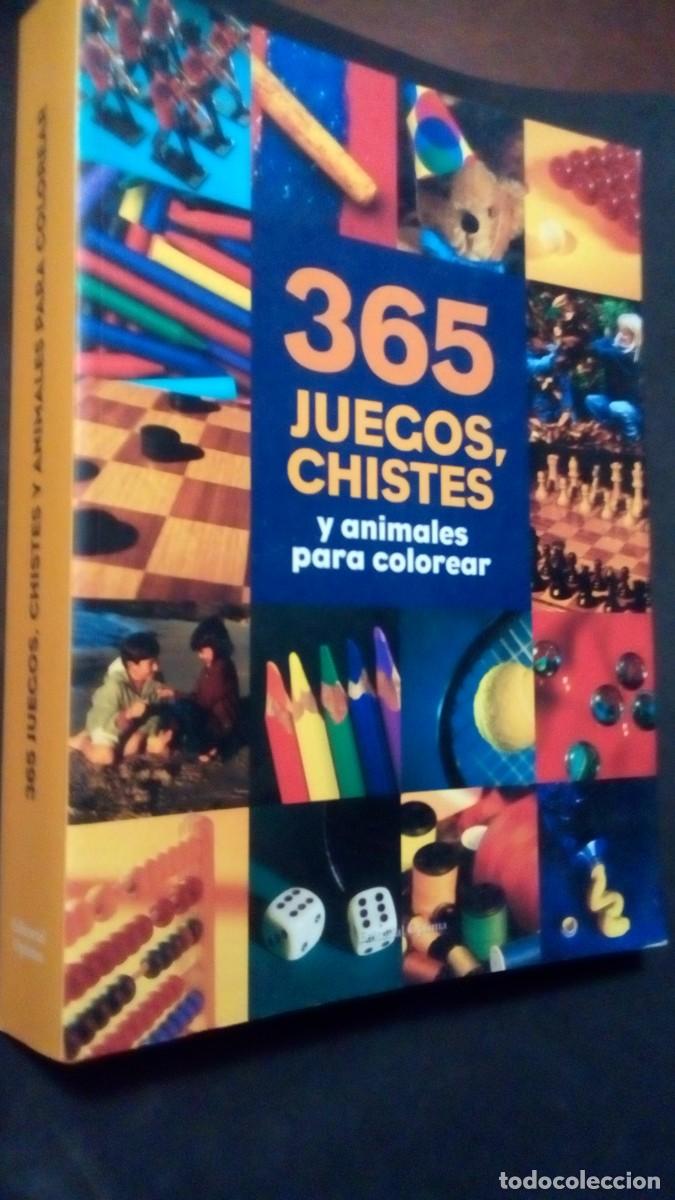 Second hand books: 365 JUEGOS, CHISTES Y ANIMALES PARA COLOREAR. UNO PARA CADA DIA DEL A&Ntilde;O. 352 PAG. VER FOTOS.