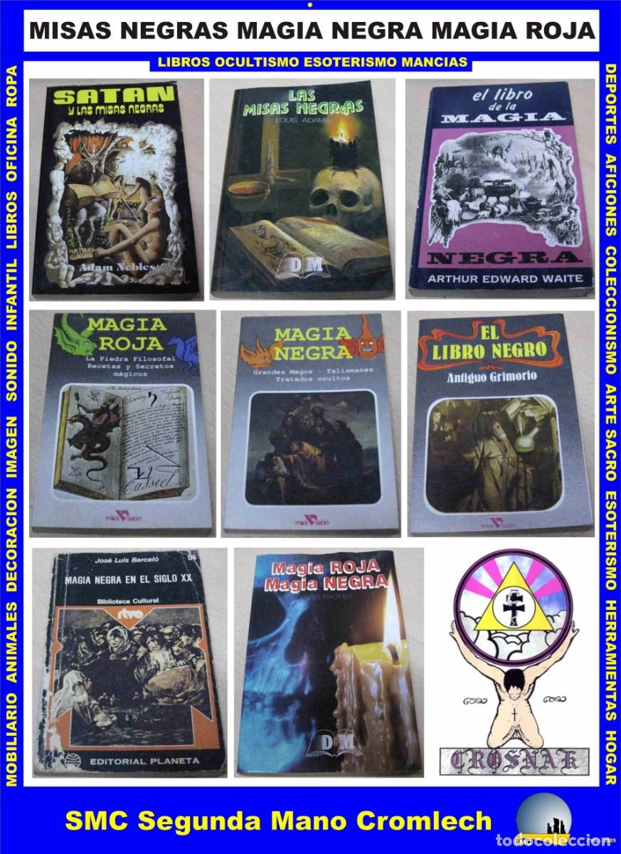 Libros de segunda mano: 8 Libros MISAS NEGRAS MAGIA NEGRA MAGIA ROJA de CROSNAK