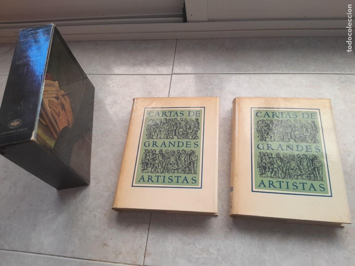 Libros de segunda mano: CARTAS DE GRANDES ARTISTAS. TOMO I Y II. NAUTA 1967. CON ESTUCHE DE CARTON