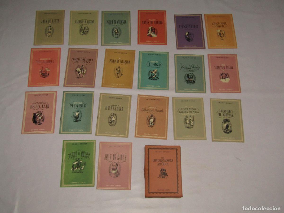 Livres d'occasion: Antiguo Estuche Completo 20 Tomos LOS CONQUISTADORES DE AM&Eacute;RICA Colec. UNIVERSO de Ediciones ESPA&Ntilde;A
