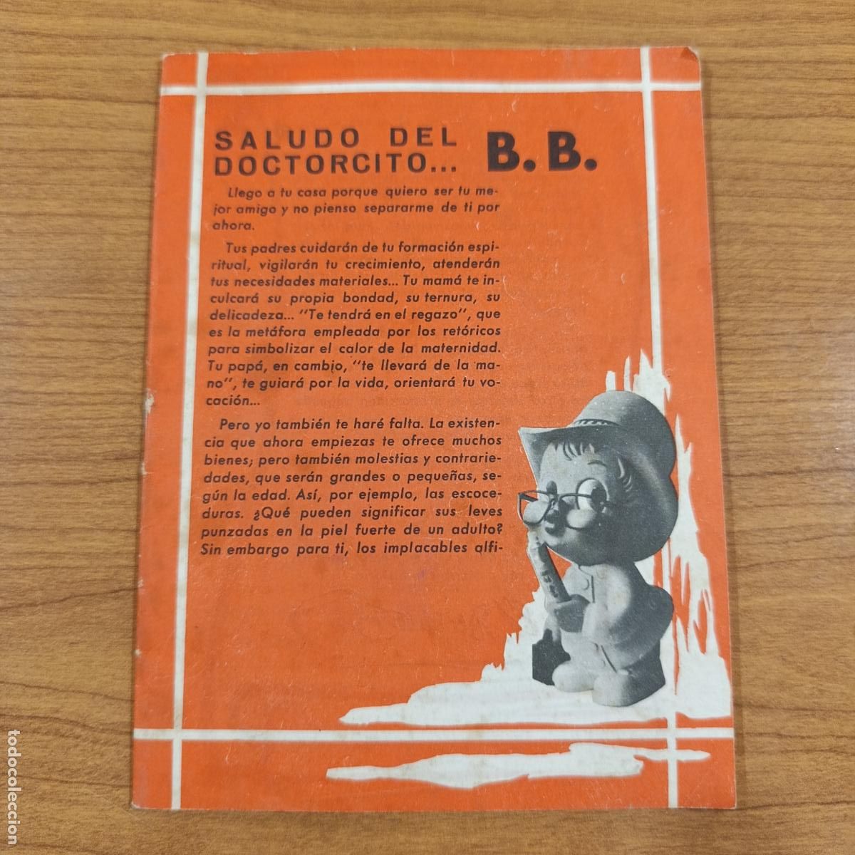 Libros de segunda mano: INSTRUCCIONES DEL DOCTOR B B. MANUAL PARA CUIDAR AL BEBE.
