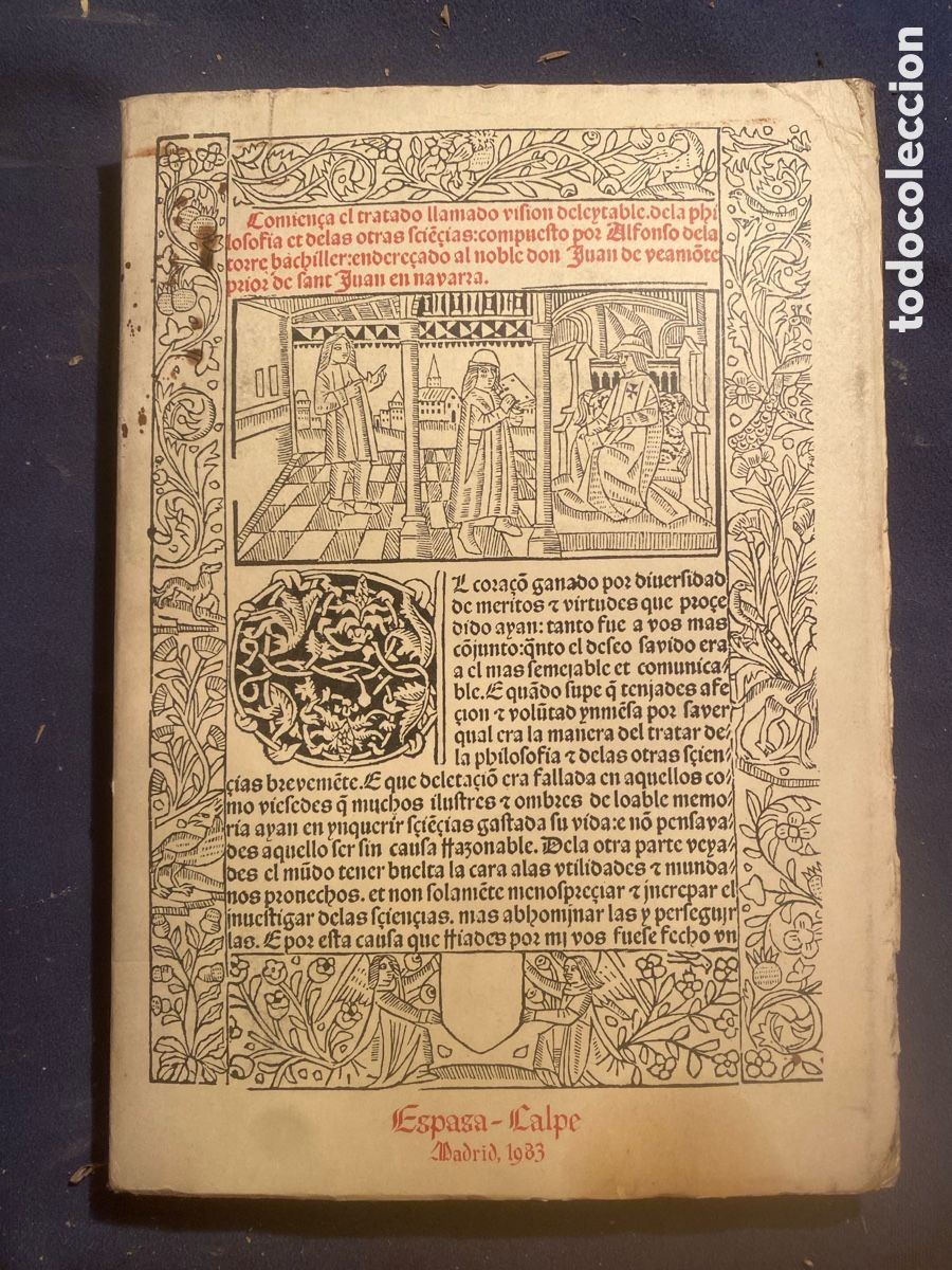 Libros de segunda mano: ALFONSO DE LA TORRE: - VISION DELEITABLE - ( ESPASA CALPE, 1983)