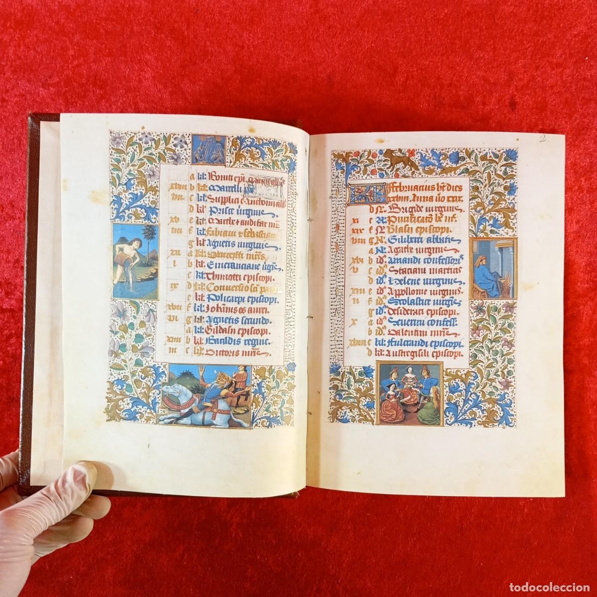 Libros de segunda mano: OFFICIUM B.M. VIRGINIS - LIBRO DE HORAS DE LOS RETABLOS - 299 DE 550 EJEMPLARES / 214