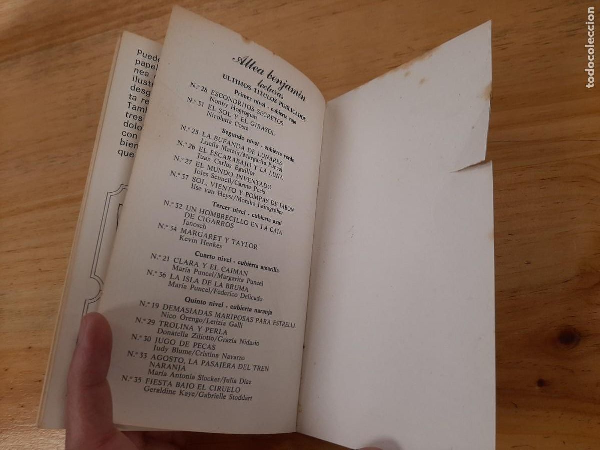Libros de segunda mano: El tri&aacute;ngulo y sus cosas - Mar&iacute;a Puncel - Altea Benjam&iacute;n, 1985 - Foto 8