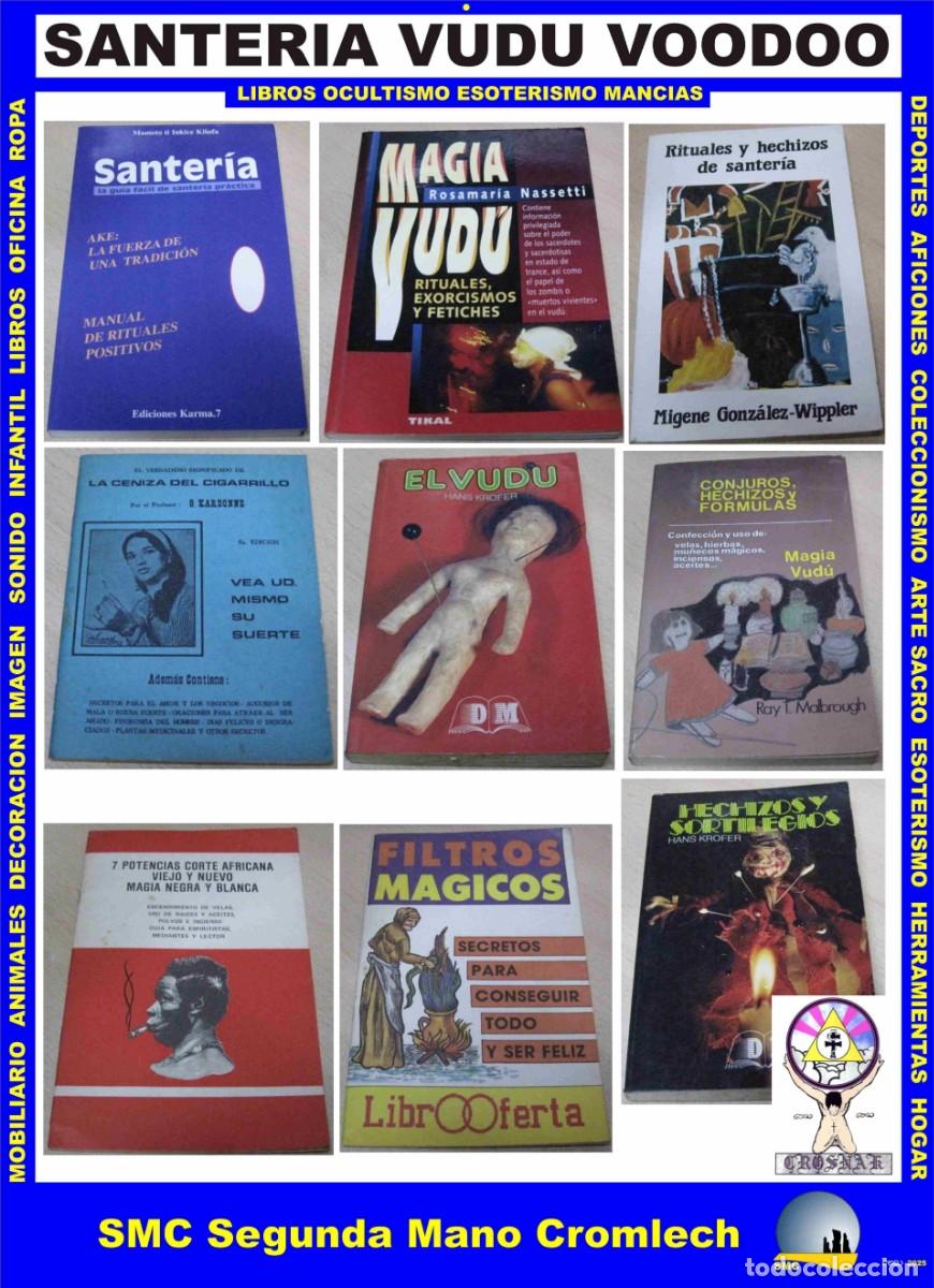 Libros de segunda mano: 9 Libros de SANTERIA, VUDU, VOODOO