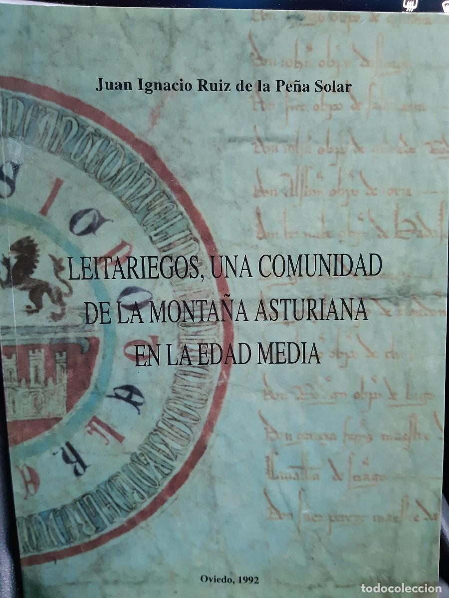 Libros de segunda mano: LEITARIEGOS UNA COMUNIDAD DE LA MONTA&Ntilde;A ASTURIANA EN LA EDAD MEDIA JUAN IGNACIO RUIZ DE LA PE&Ntilde;A SOLA