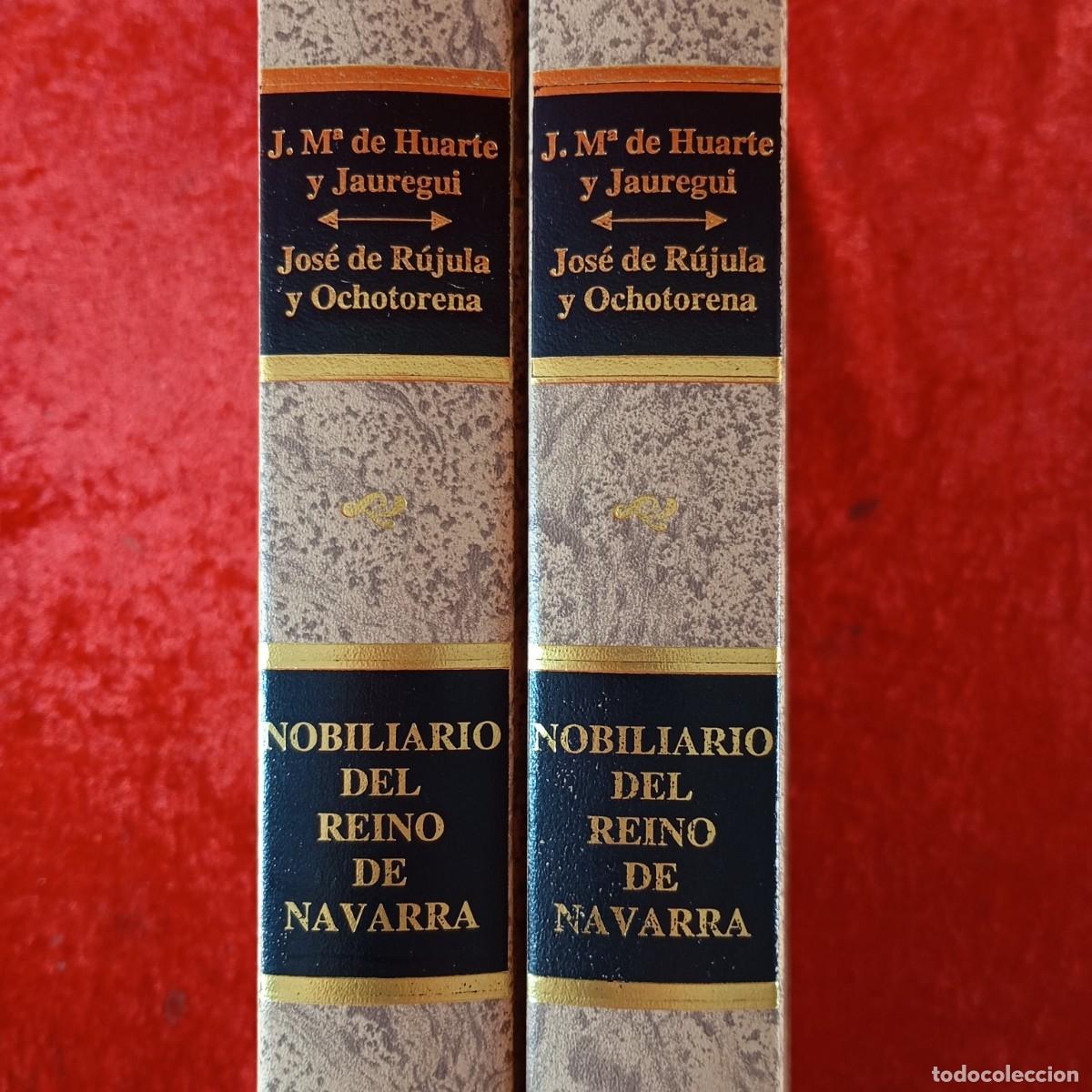 Libros de segunda mano: NOBILIARIO DEL REINO DE NAVARRA - SANCHO EL FUERTE PUBLICACIONES - 2002 - 2 TOMOS - FACS&Iacute;MIL / 233
