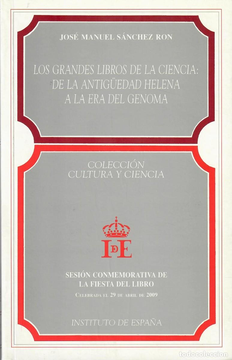Libros de segunda mano: JOS&Eacute; M. S&Aacute;NCHEZ RON - DOS LIBROS DE CIENCIA - Foto 1