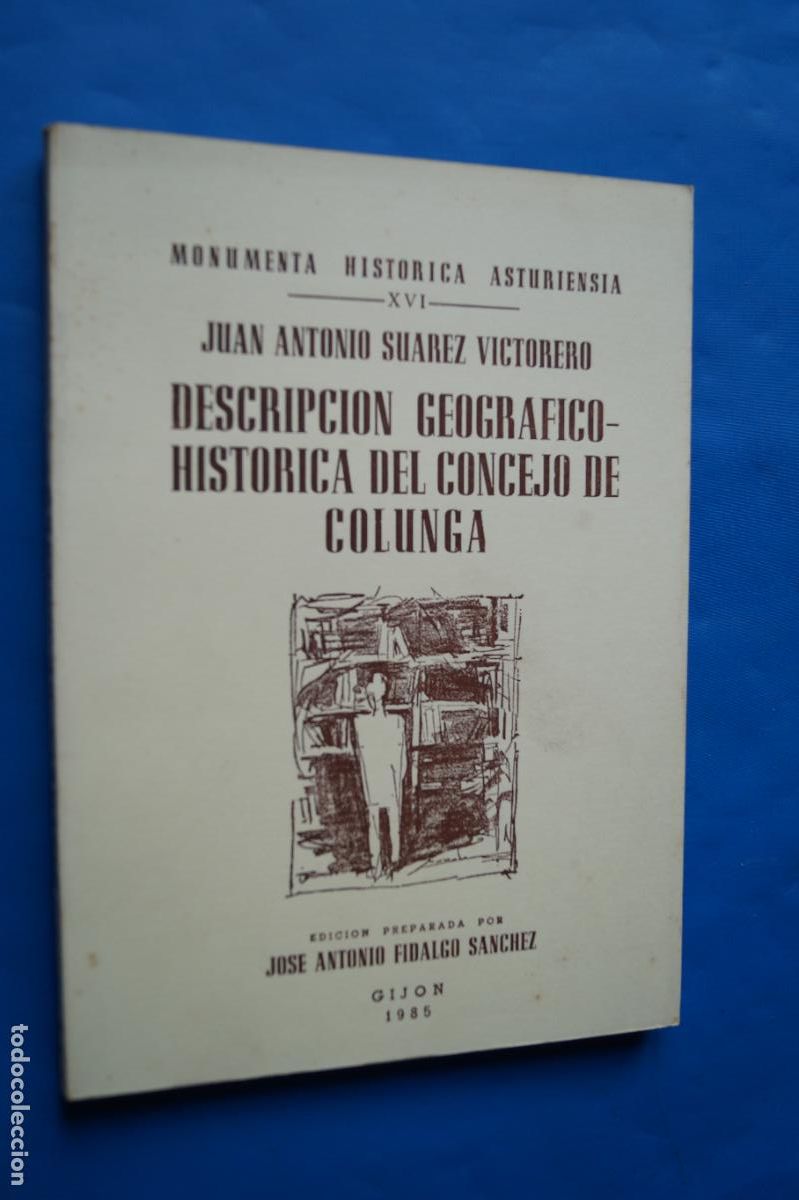 Libros de segunda mano: DESCRIPCION GEOGRAFICO-HISTORICA DEL CONCEJO DE COLUNGA (ASTURIAS). JUAN ANTONIO SUAREZ