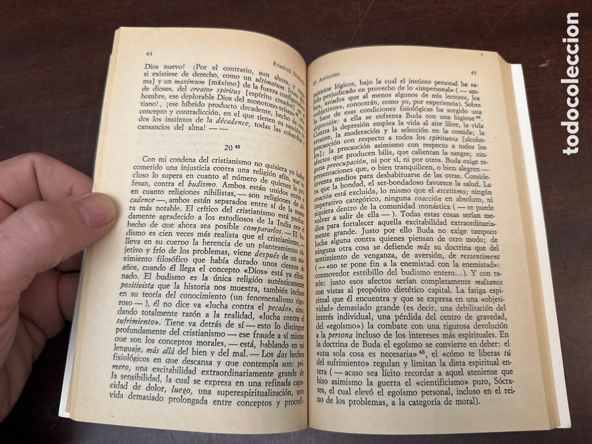 Libros de segunda mano: FRIEDRICH NIETZSCHE - EL ANTICRISTO - ALIANZA EDITORIAL - Foto 4