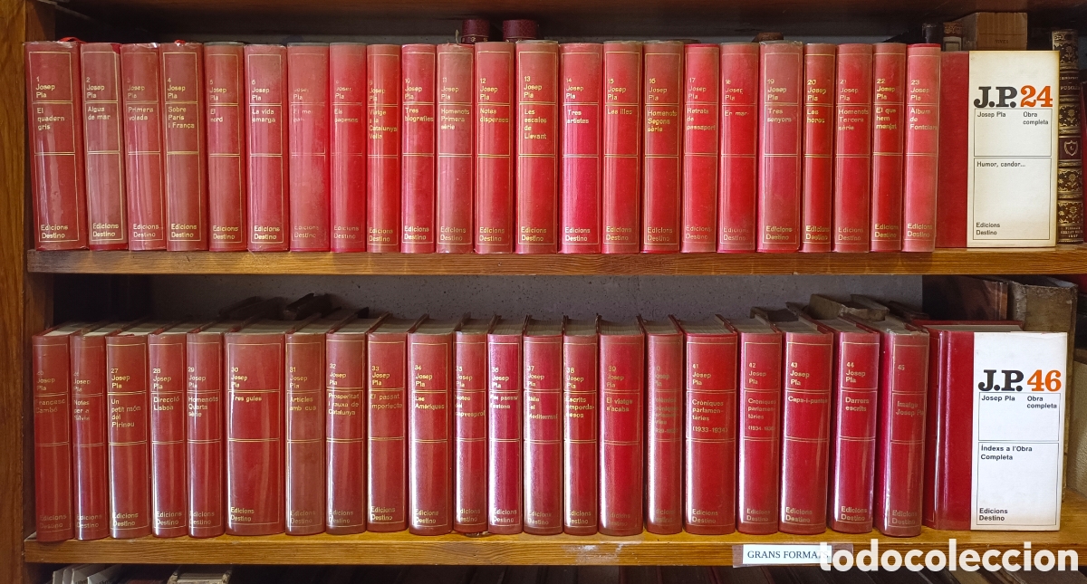 Libros de segunda mano: OBRA COMPLETA JOSEP PLA - 46 UNIDADES - 1A EDICI&Oacute;N - EDICIONS DESTINO