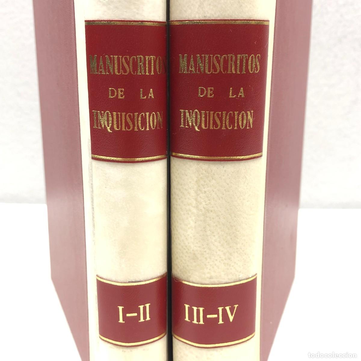 Libros de segunda mano: MANUSCRITOS DE LA INQUISICION - CARMEN ESPADA GINER - 2 TOMOS: I-II, III-IV - LIBROS CERTEZA / 417