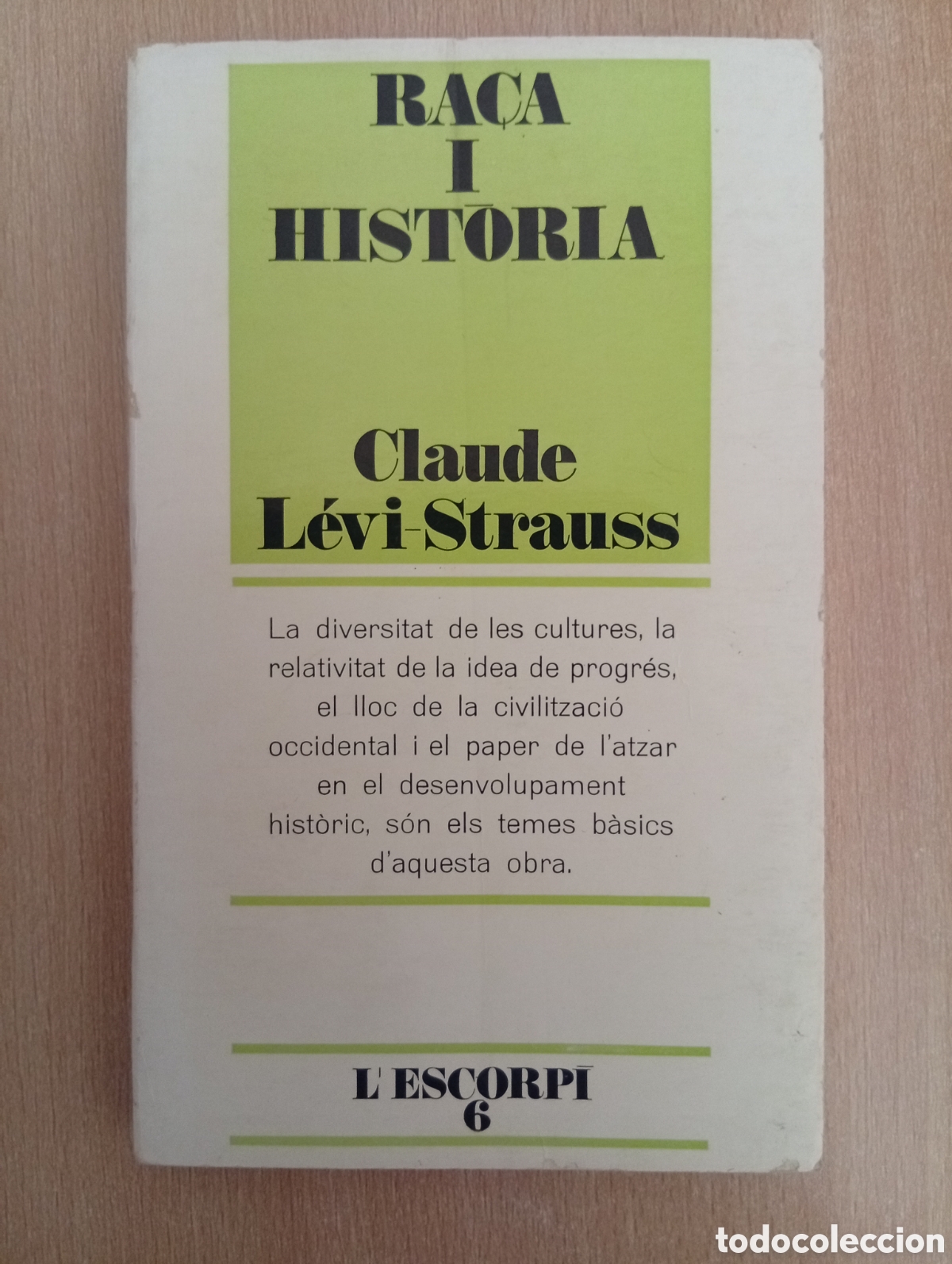 Libros de segunda mano: RA&Ccedil;A I HIST&Ograve;RIA. Claude L&eacute;vi-Strauss