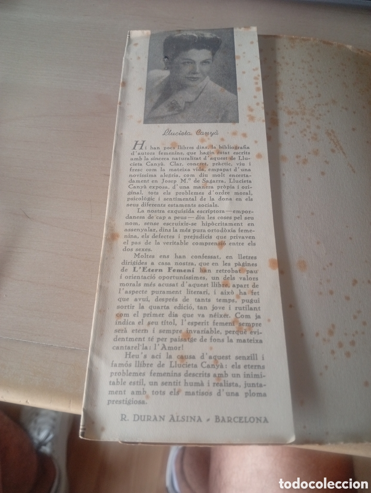 Libros de segunda mano: Libro Letern femen&iacute; de Llucieta Cany&agrave; - Foto 3