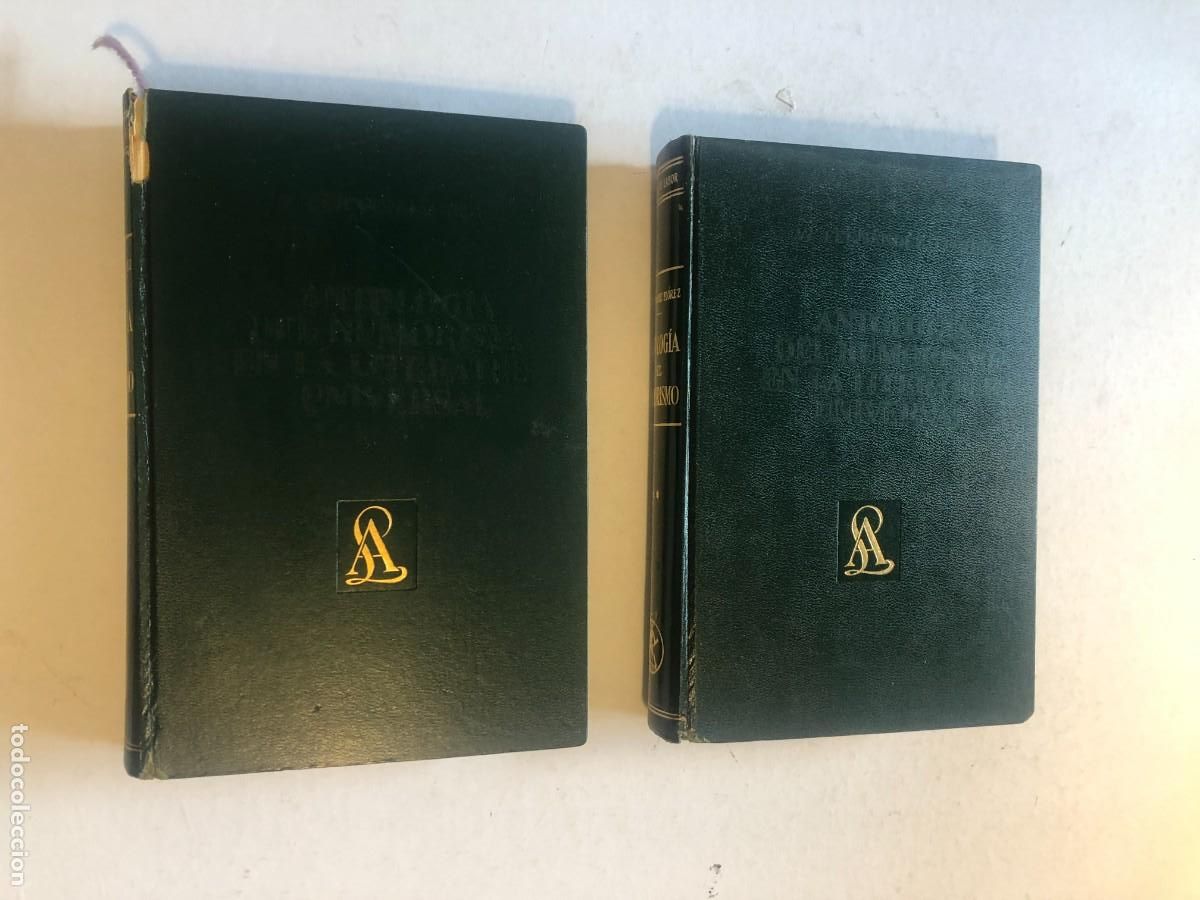 Libros de segunda mano: Antologia del Humorismo Literatura Universal Labor 1961 W. Fernandez Florez 2 Tomos