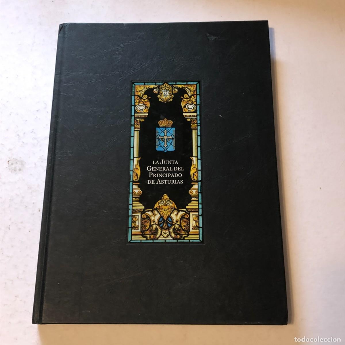 Libros de segunda mano: La Junta General del Principado de Asturias Edicion Lujo Piel 2001 Oviedo Planos