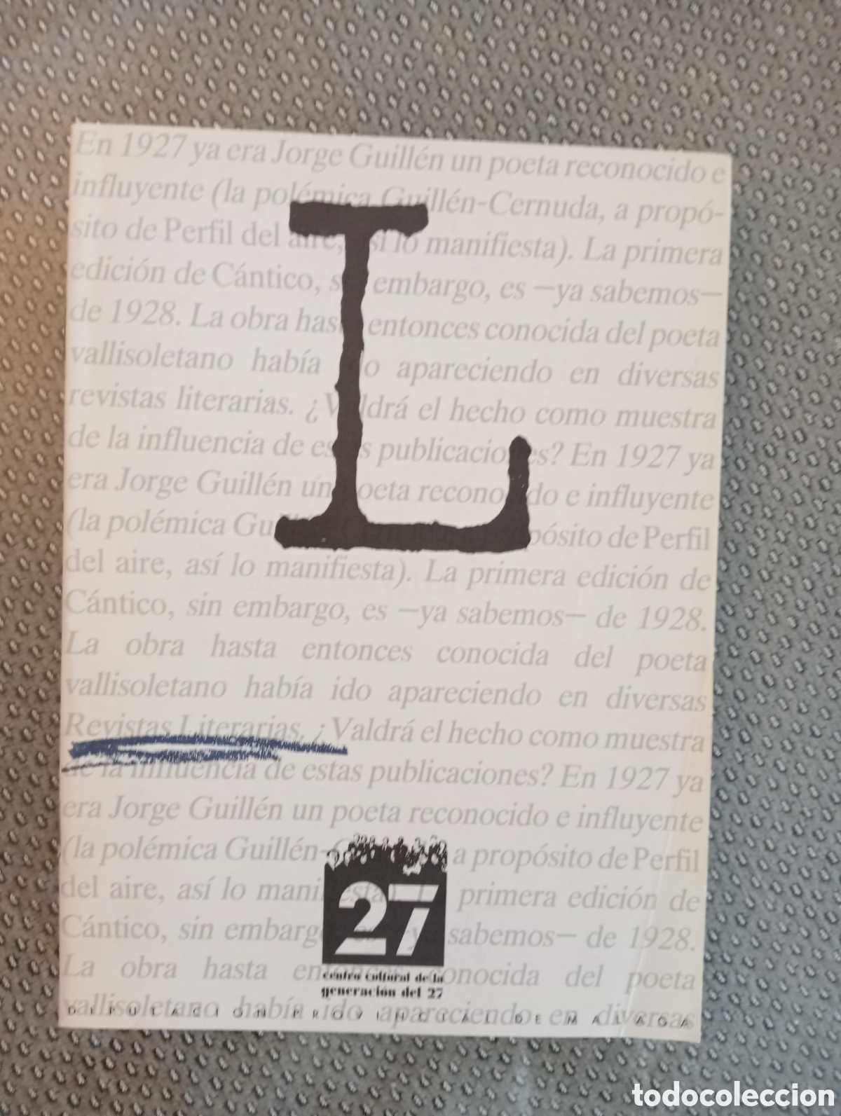 Libros de segunda mano: Revistas literarias. Centro Cultural de la Generaci&oacute;n del 27. Diputaci&oacute;n de M&aacute;laga