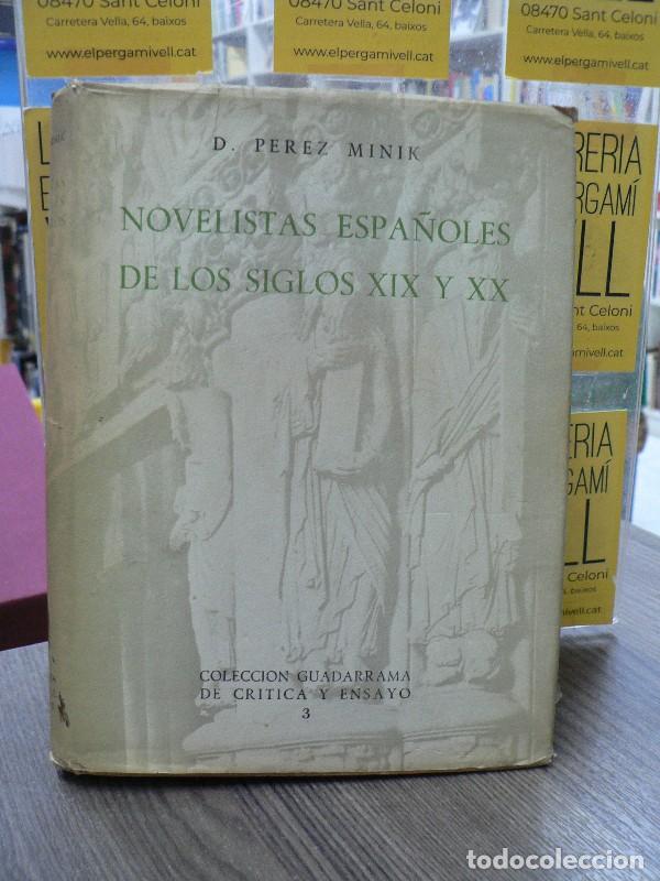 Libros de segunda mano: Novelistas espa&ntilde;oles de los siglos XIX y XX - P&eacute;rez Mink, Domingo - Ediciones Guadarrama - 1957 - Cr