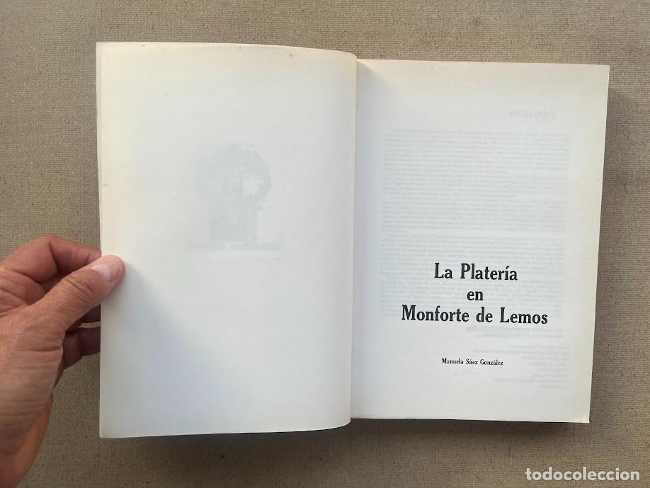 Libros de segunda mano: La Plater&iacute;a en Monforte de Lemos / Manuela S&aacute;ez Gonz&aacute;lez / - Foto 4