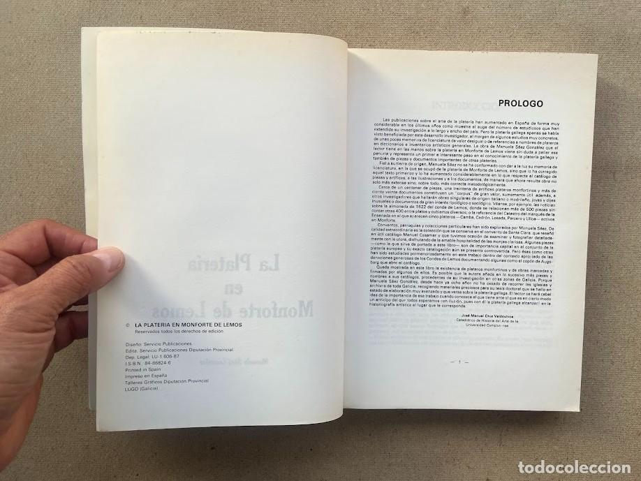 Libros de segunda mano: La Plater&iacute;a en Monforte de Lemos / Manuela S&aacute;ez Gonz&aacute;lez / - Foto 5