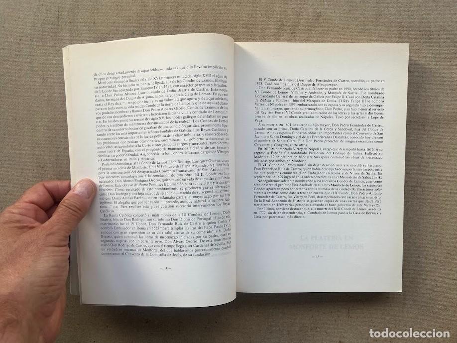 Libros de segunda mano: La Plater&iacute;a en Monforte de Lemos / Manuela S&aacute;ez Gonz&aacute;lez / - Foto 6