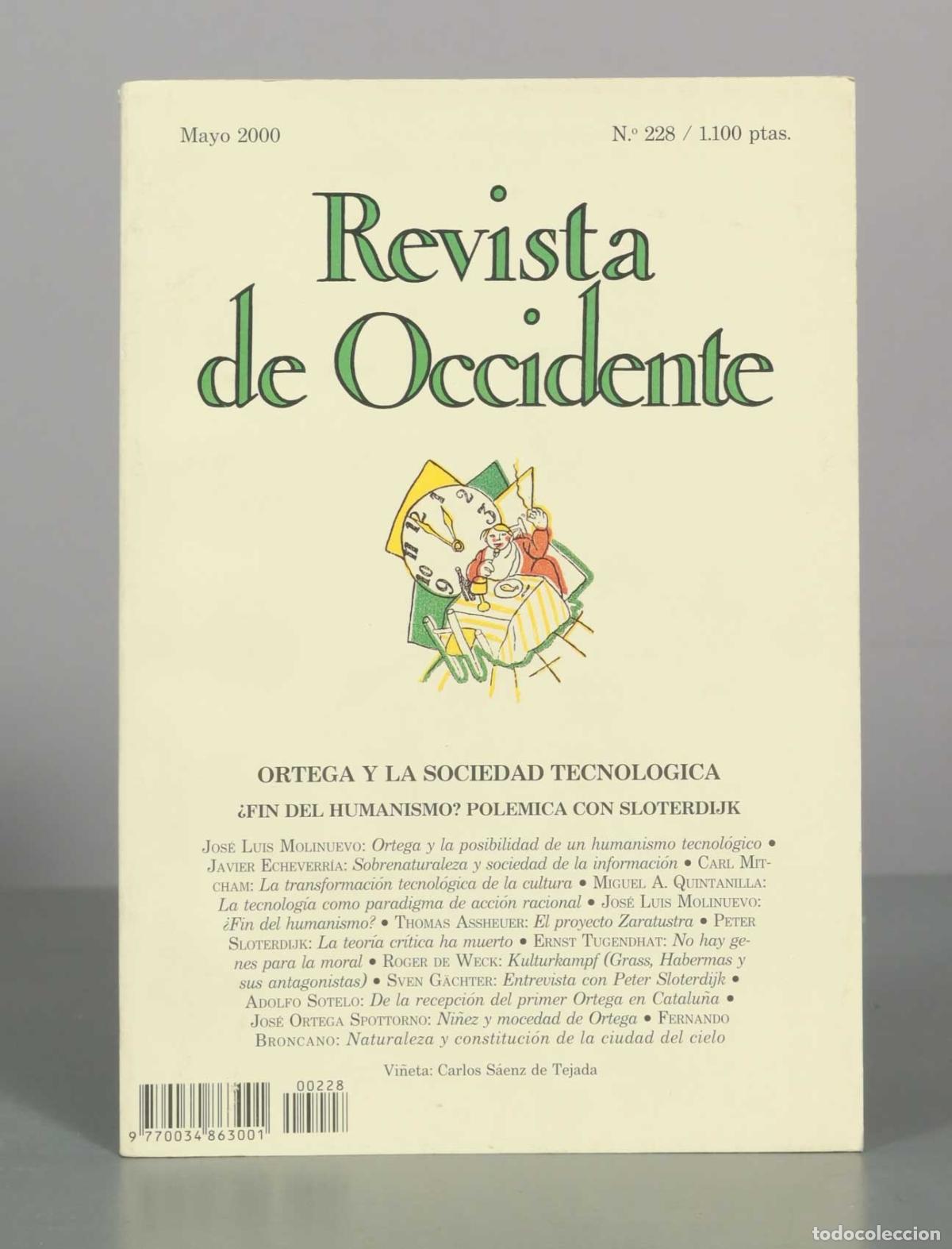 Libros de segunda mano: Revista de Occidente - Ortega y la sociedad tecnol&oacute;gica - N.&ordm; 228