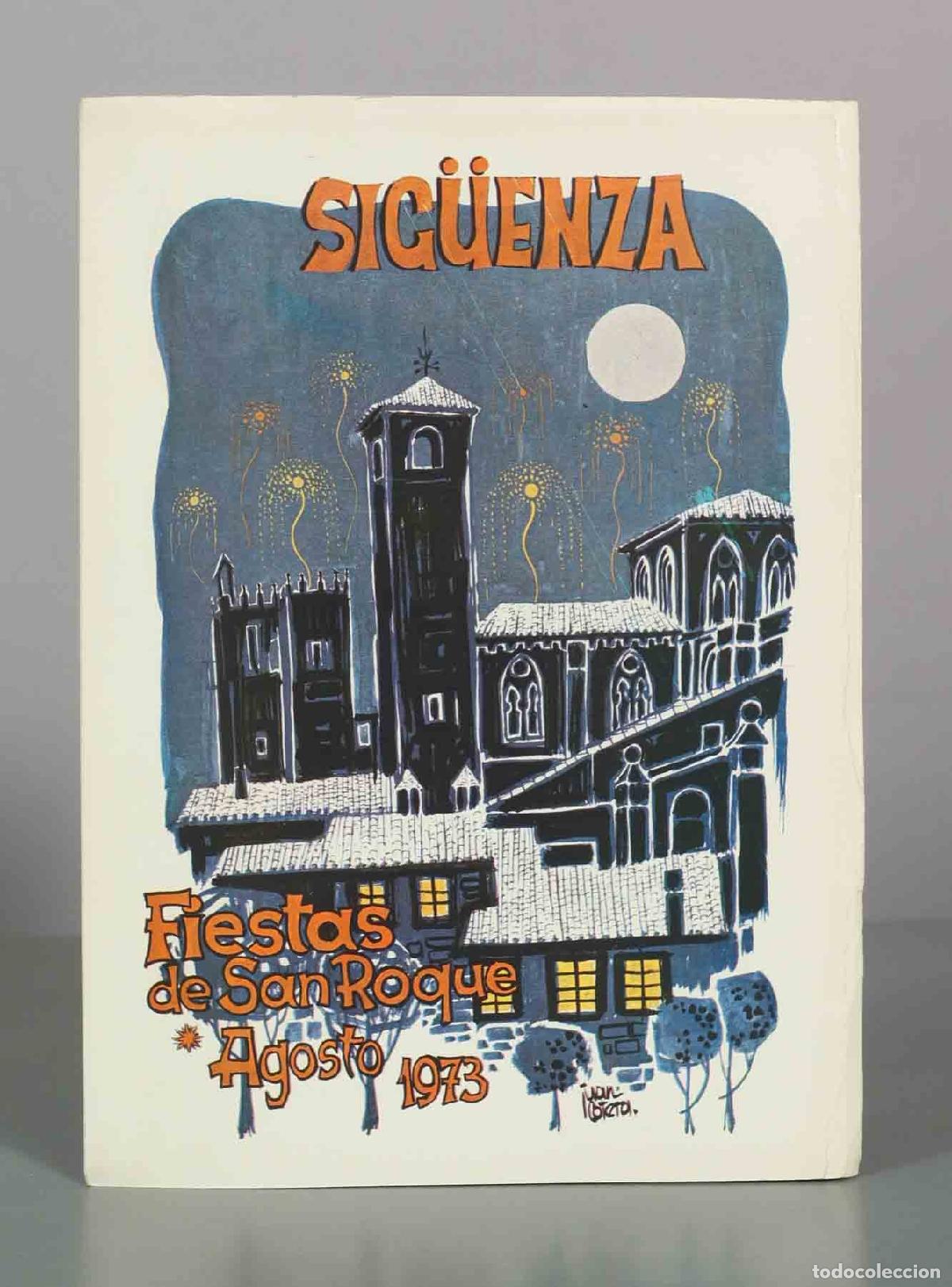 Libros de segunda mano: Fiestas de San Roque - Sig&uuml;enza 1973