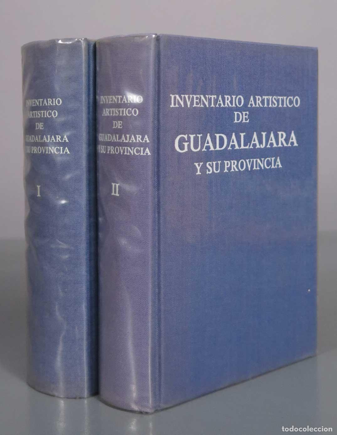 Libros de segunda mano: Inventario art&iacute;stico de Guadalajara y su provincia - Jos&eacute; Mar&iacute;a de Azc&aacute;rate Ristori - 2 tomos