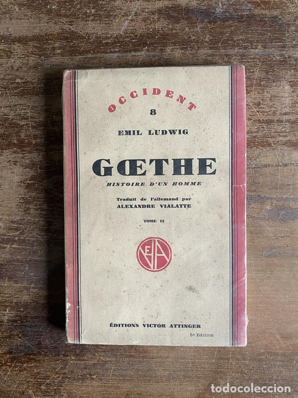 Libros de segunda mano: Goethe (en frances) - Ludwig Emil - Foto 1