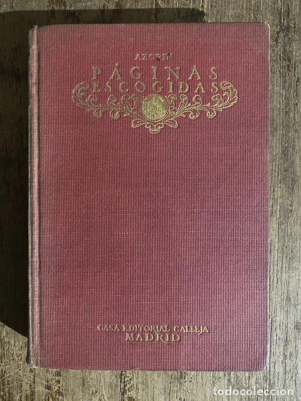 Libros de segunda mano: Paginas Escogidas - Azorin - Foto 1