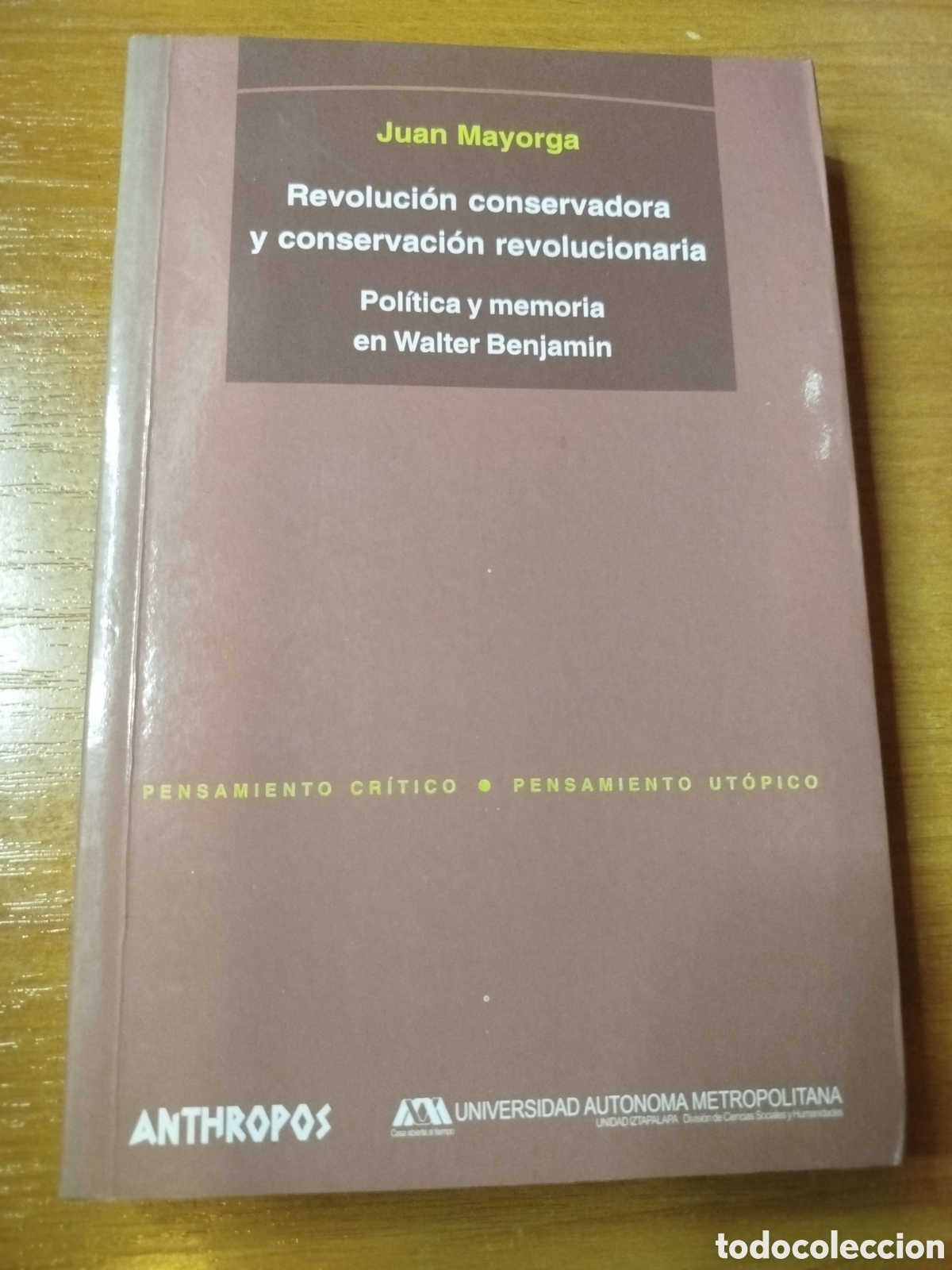 Libros de segunda mano: Revoluci&oacute;n conservadora y conservaci&oacute;n revolucionaria. Juan mayorga. Pensamiento cr&iacute;tico
