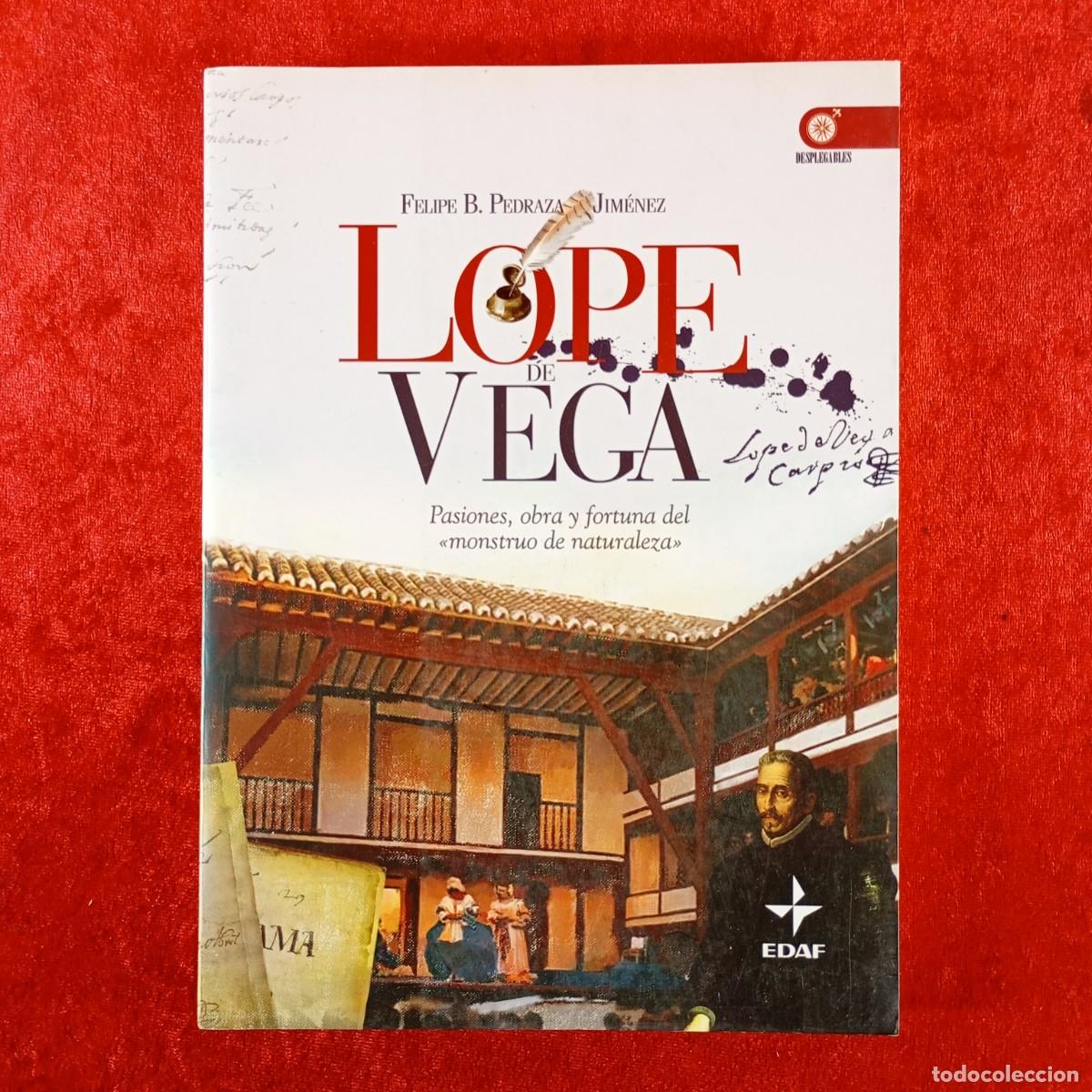 Libros de segunda mano: LOPE DE VEGA, PASIONES, OBRA Y FORTUNA - FELIPE B. PEDRAZA JIM&Eacute;NEZ - EDAF - 2009 / 559