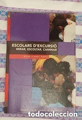 Libros de segunda mano: ESCOLARS D&acute;EXCURSIO - MIRAR ESCOLTAR CAMINAR -- PILAR LLADO I BADIA -CON DISQUETE -VER FOTOS