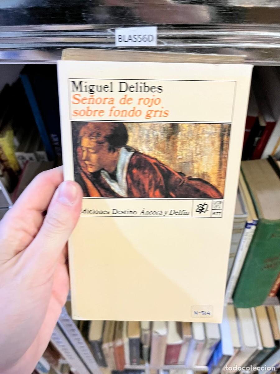 Libros de segunda mano: BLAS56D &ndash; Miguel Delibes, Se&ntilde;ora de rojo sobre fondo gris. Editorial Destino. Valor estimado: