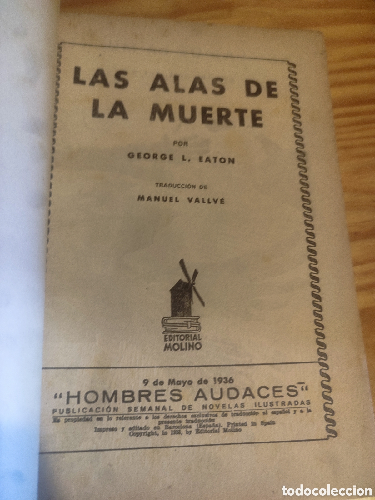 Libros de segunda mano: Novela pulp Bill Barnes - Foto 4