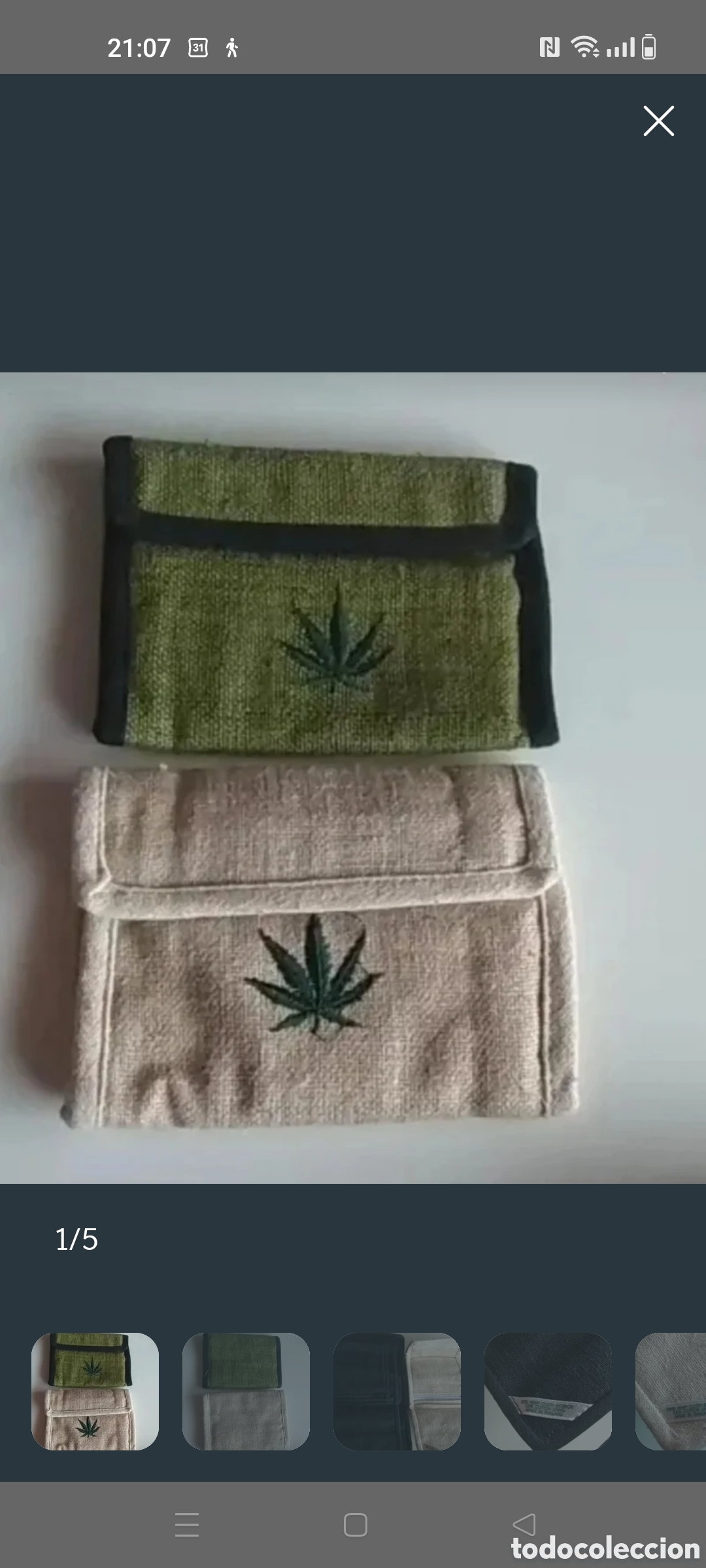 Libros de segunda mano: Cartera monedero artesanal vintage