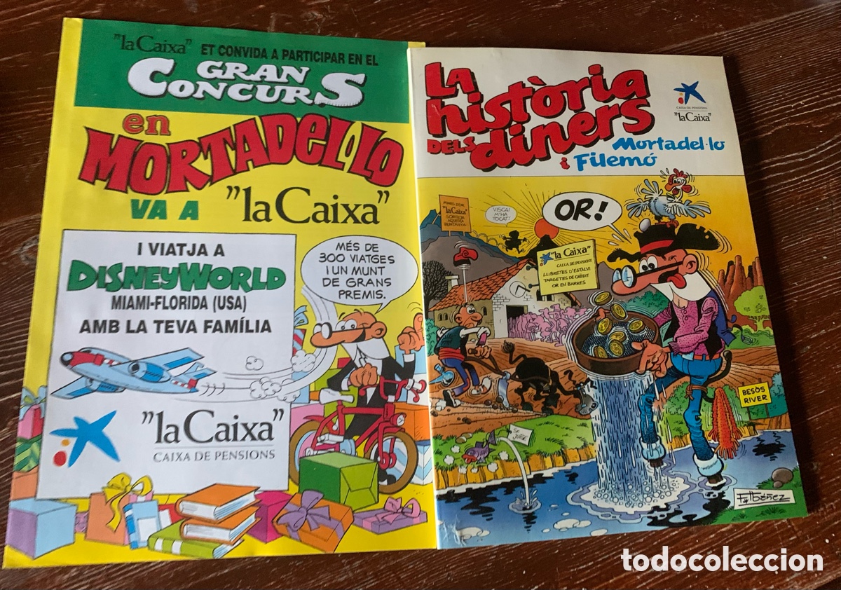 Libros de segunda mano: C&ograve;mic mortadelo y filemon hiat&ograve;ria dels diners amb butlleta concurs