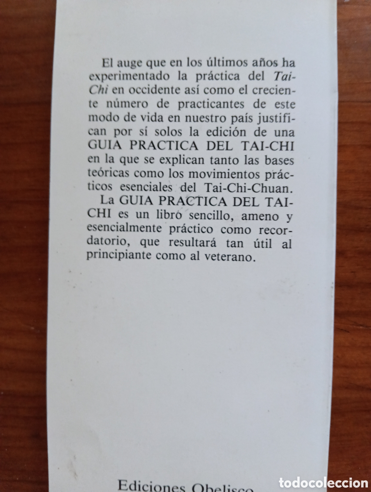 Libros de segunda mano: Gu&iacute;a pr&aacute;ctica del Tai-Chi, Ediciones Obelisco - Foto 2