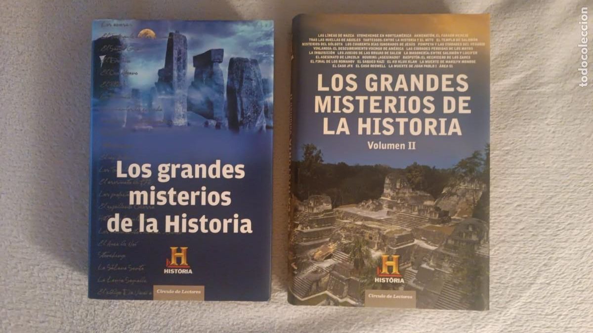 Libros de segunda mano: Pack Grandes misterios de la Historia Vol 1 y 2 - Canal Historia / Circulo de lectores
