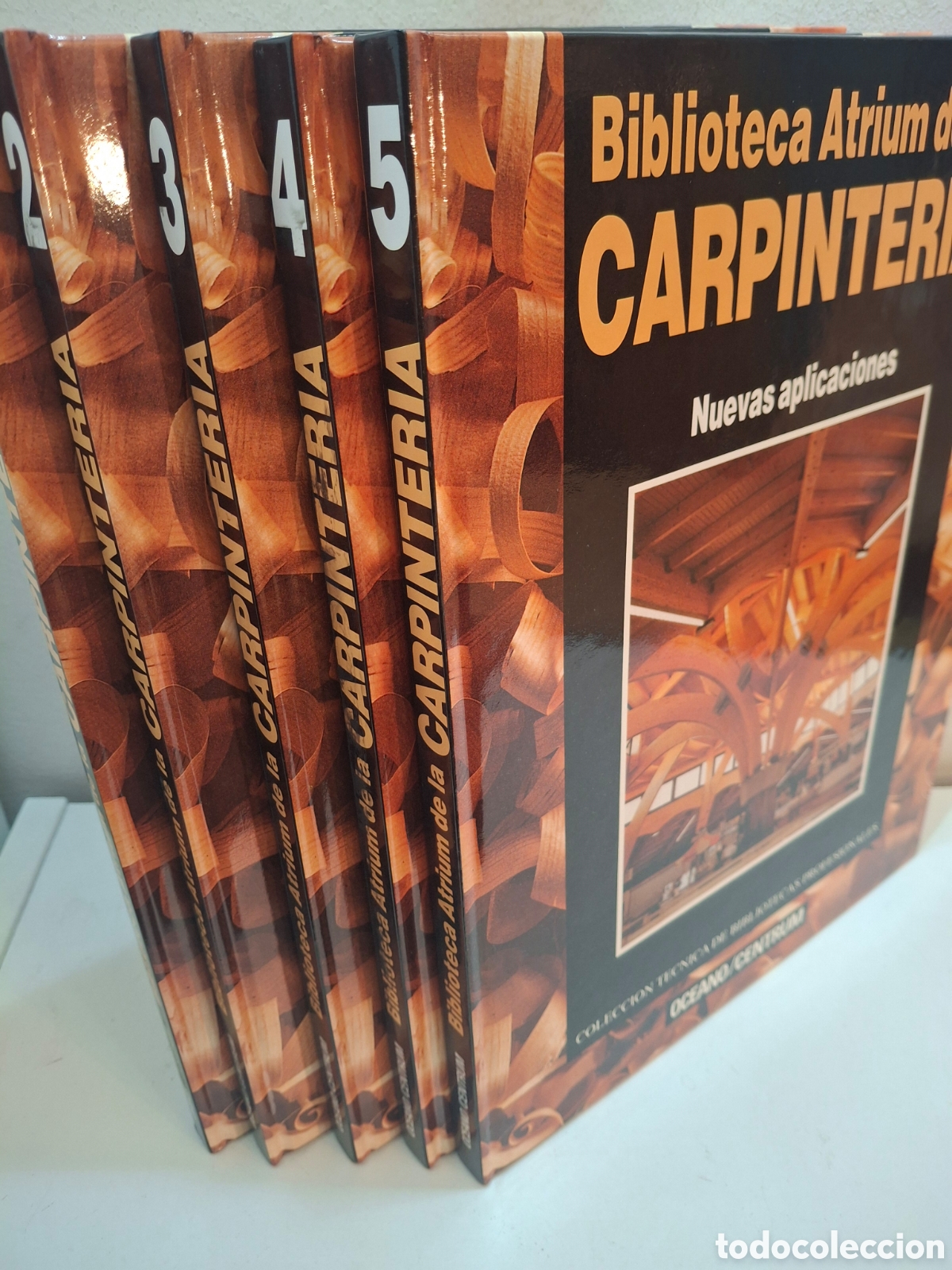 Libros de segunda mano: BIBLIOTECA ATRIUM DE LA CARPINTERIA, CINCO VOLUMENES, OCEANO / ATRIUM, 1993 - Foto 3