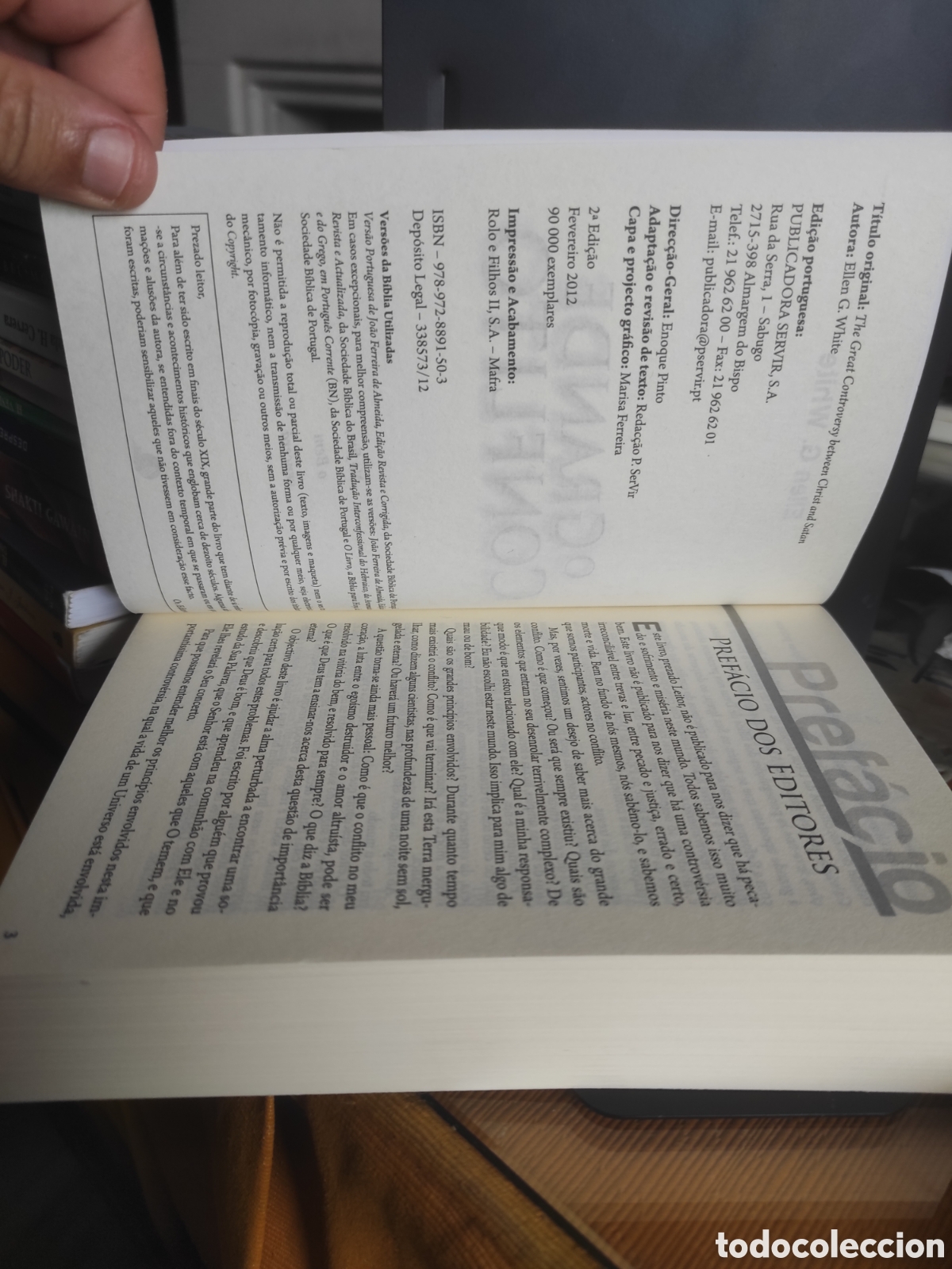 Libros de segunda mano: O GRANDE CONFLITO - ELLEN G. WHITE - Foto 3