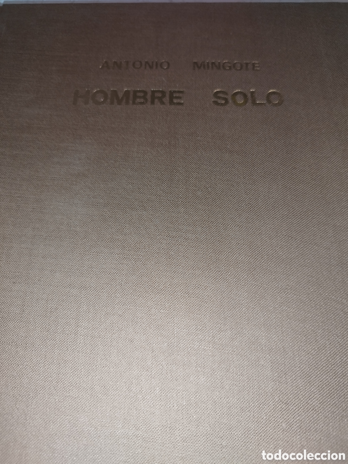 Libros de segunda mano: ANTONIO MINGOTE: HOMBRE SOLO. ED. MYR, 1971