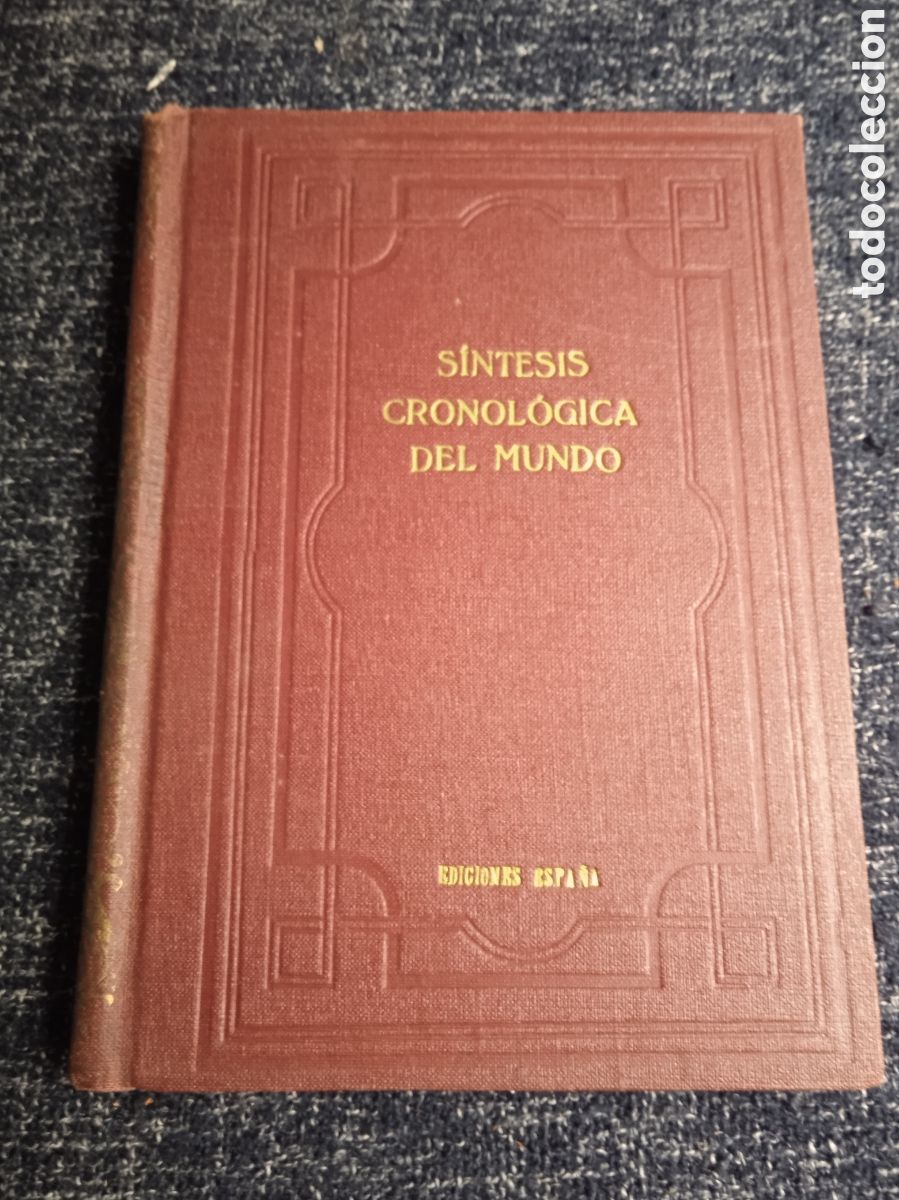 Libros de segunda mano: SINTESIS CRONOLOGICA DEL MUNDO - FEBRERO