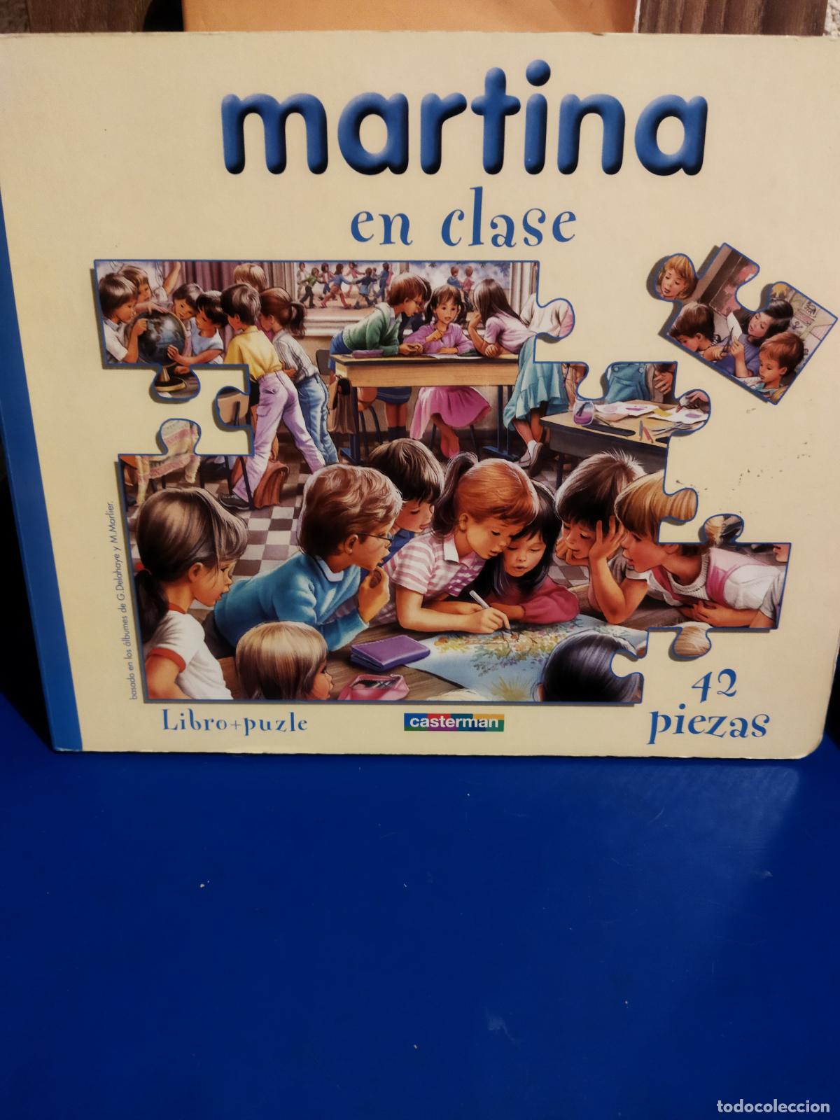 Libros de segunda mano: Martina en clase libro+puzle 42 piezas casterman