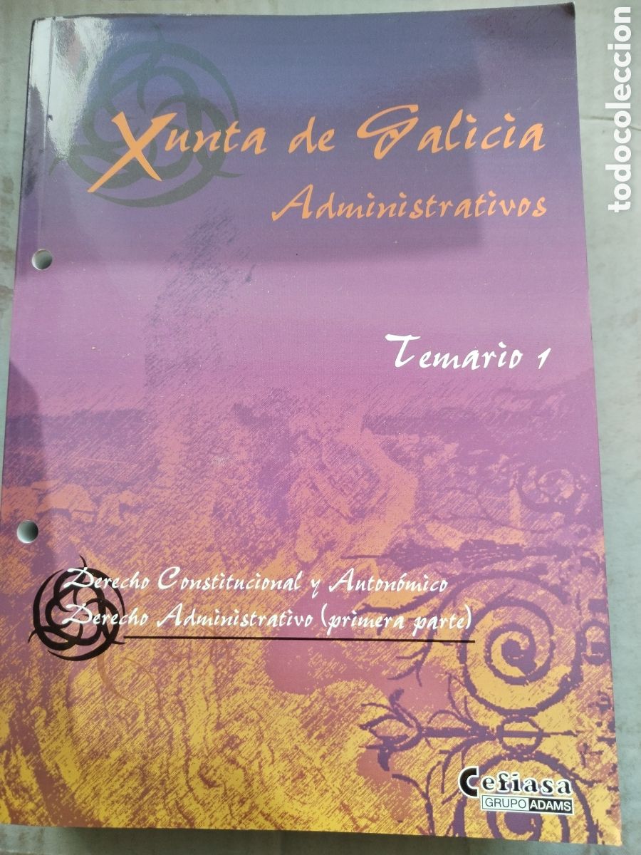 Libros de segunda mano: ADMINISTRATIVOS TEMARIO XUNTA DE GALICIA